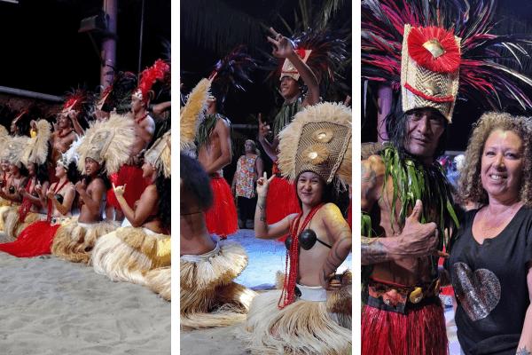 Spectacle et rencontre des danseurs polynésiens
