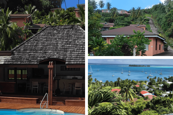 Pension de famille et vue sur mer à Bora-Bora